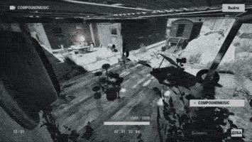 Вид с камеры COMPOUNDMUSIC — Мирный город (Outpost), Музыкальная сцена в Rust