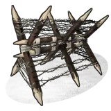 Barbed Wooden Barricade