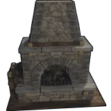 Stone Fireplace