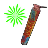 Green Roman Candle