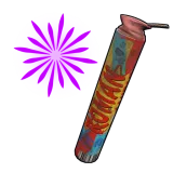 Violet Roman Candle