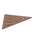 Floor triangle grill