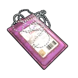 Розовый ID-жетон