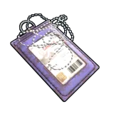 Фиолетовый ID-жетон