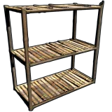 Bamboo Salvaged Shelves