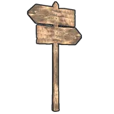 Double Sign Post