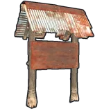 Two Sided Town Sign Post